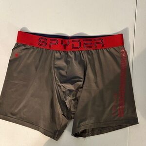 Spyder Men's Boxer Briefs - Red and Gray